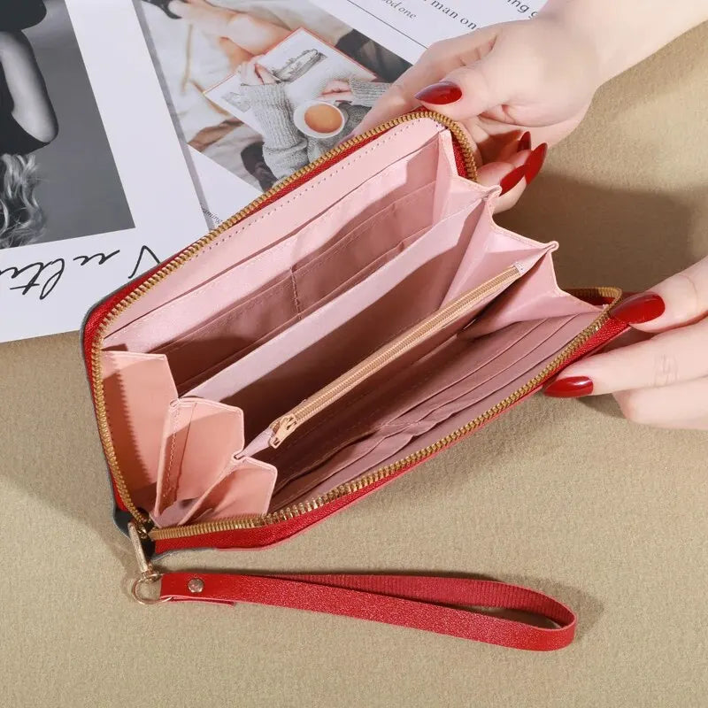 Portefeuille femme cuir - Paillette étincelante La Poche Fine